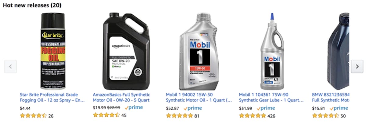 udledning Bære Lavet af Amazon Launches AmazonBasics Private Label Synthetic Motor Oil | National  Oil and Lube News