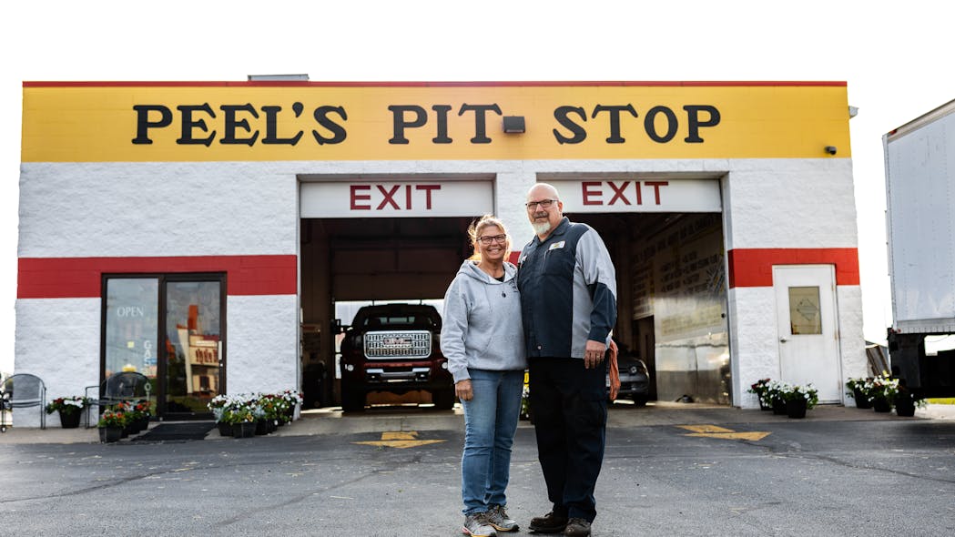 Business blooms for Pit&apos;s Peel Stop owners Barry Jr. and Janice Peel.