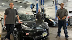 Getting Technical Technicians at Earthling Automotive get hands-on experience with electric vehicles.