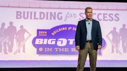 Gary Skidmore, senior vice president and general manager of Big O Tires, takes the stage to welcome hundreds of franchisees, vendors, and corporate team members to this year&rsquo;s convention in New Orleans.