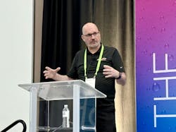 Jim Harrington, Victory Lane executive vice president, at iFLEX 2025 at The Car Wash Show on April 27, 2025. Jim Harrington, Victory Lane executive vice president, at iFLEX 2025 at The Car Wash Show on April 27, 2025.