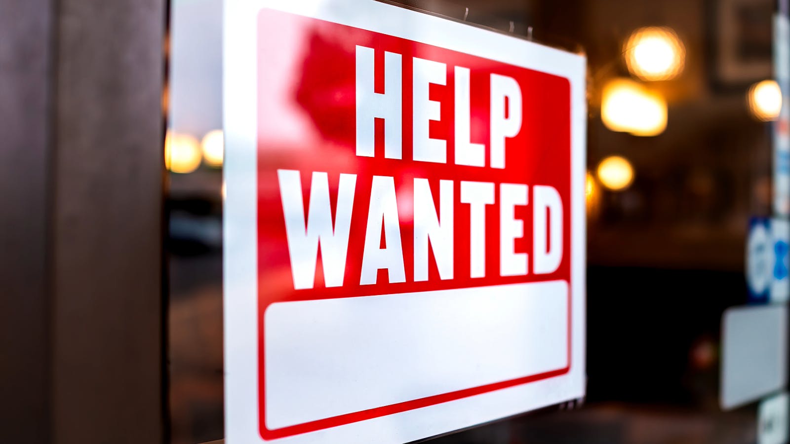 Help wanted sign